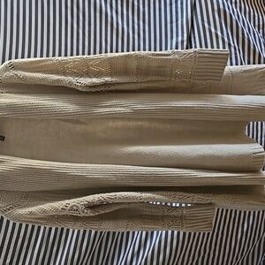 Full Tilt Tan Knitwear Cardigian Womens In Size Large (W351   )